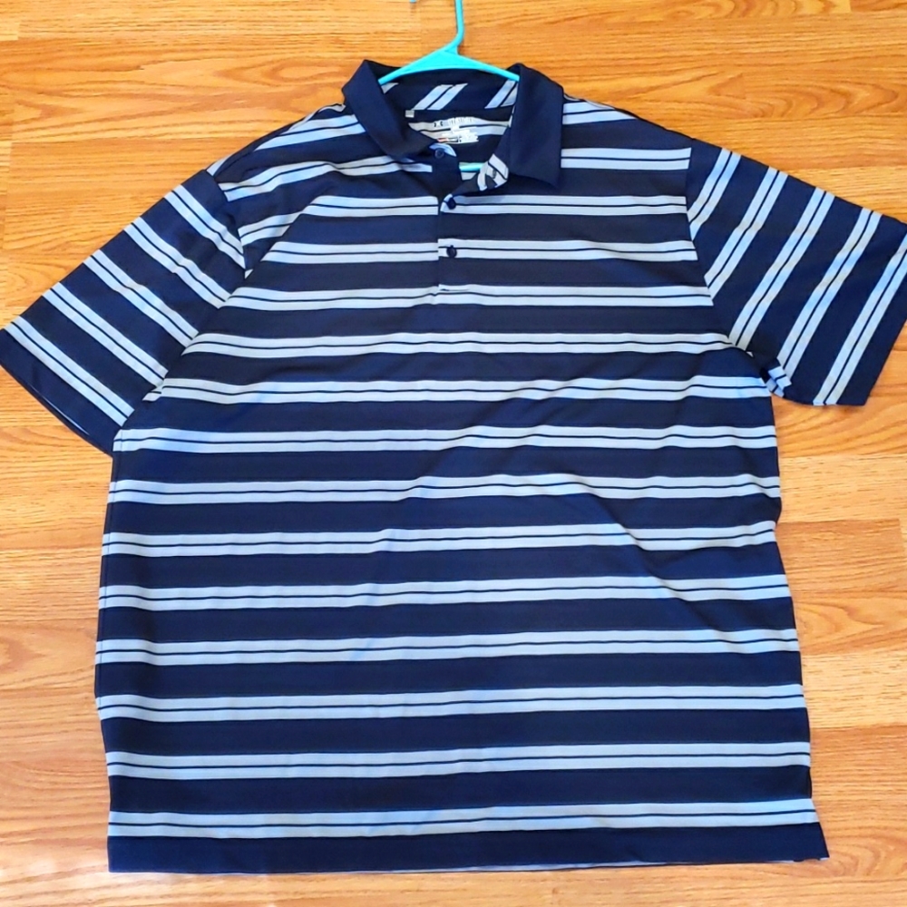 Men's Striped Under Armour Polo Shirt